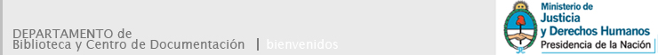 Ministerio de Justicia,  y Derechos Humanos | Repblica Argentina