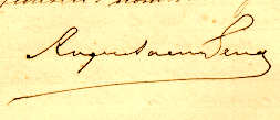 Firma de Roque Saenz Pea